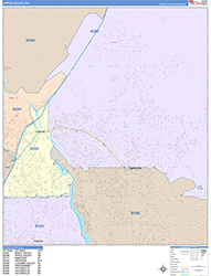 Apple Valley Wall Map Color Cast Style 2026